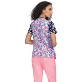 1055PR koi Stretch Haut d'Uniforme Imprimé Luisa - Enchanted Garden