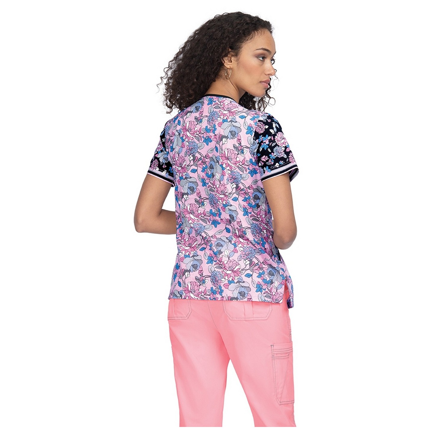 1055PR koi Stretch Haut d'Uniforme Imprimé Luisa - Enchanted Garden