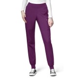 5555T Grand W123 de WonderWink - Ceinture Confort Pantalon de jogging cargo - Entrejambe: 33po