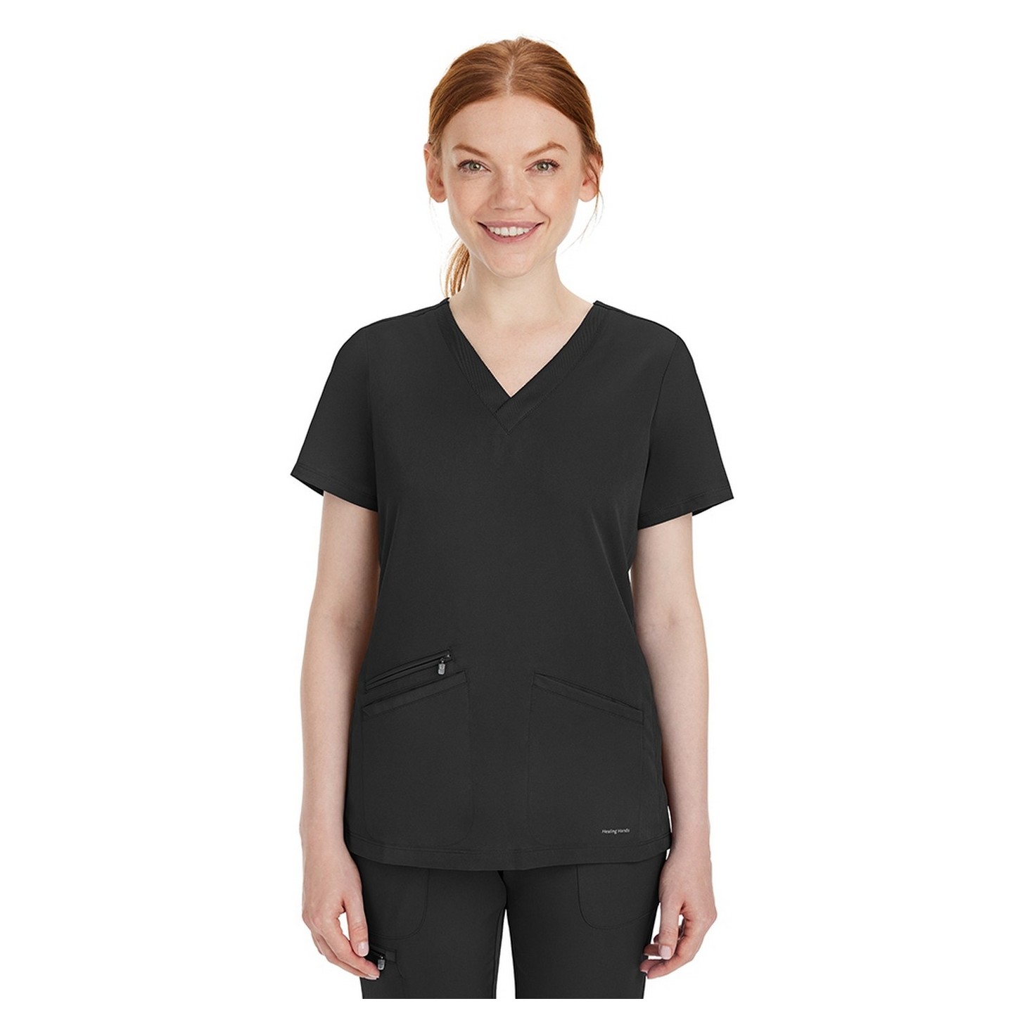 2530 Healing Hands Works Mariah Flexible V-Neck Top