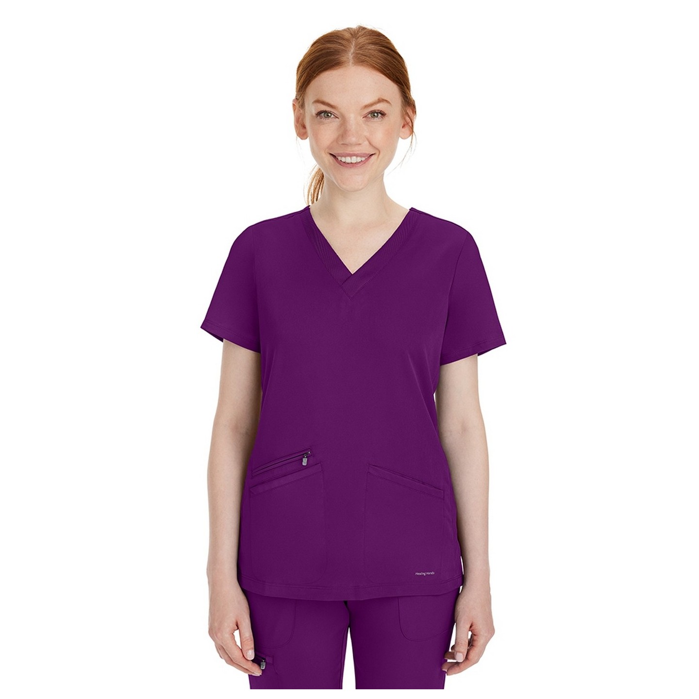 2530 Healing Hands Works Mariah Flexible V-Neck Top